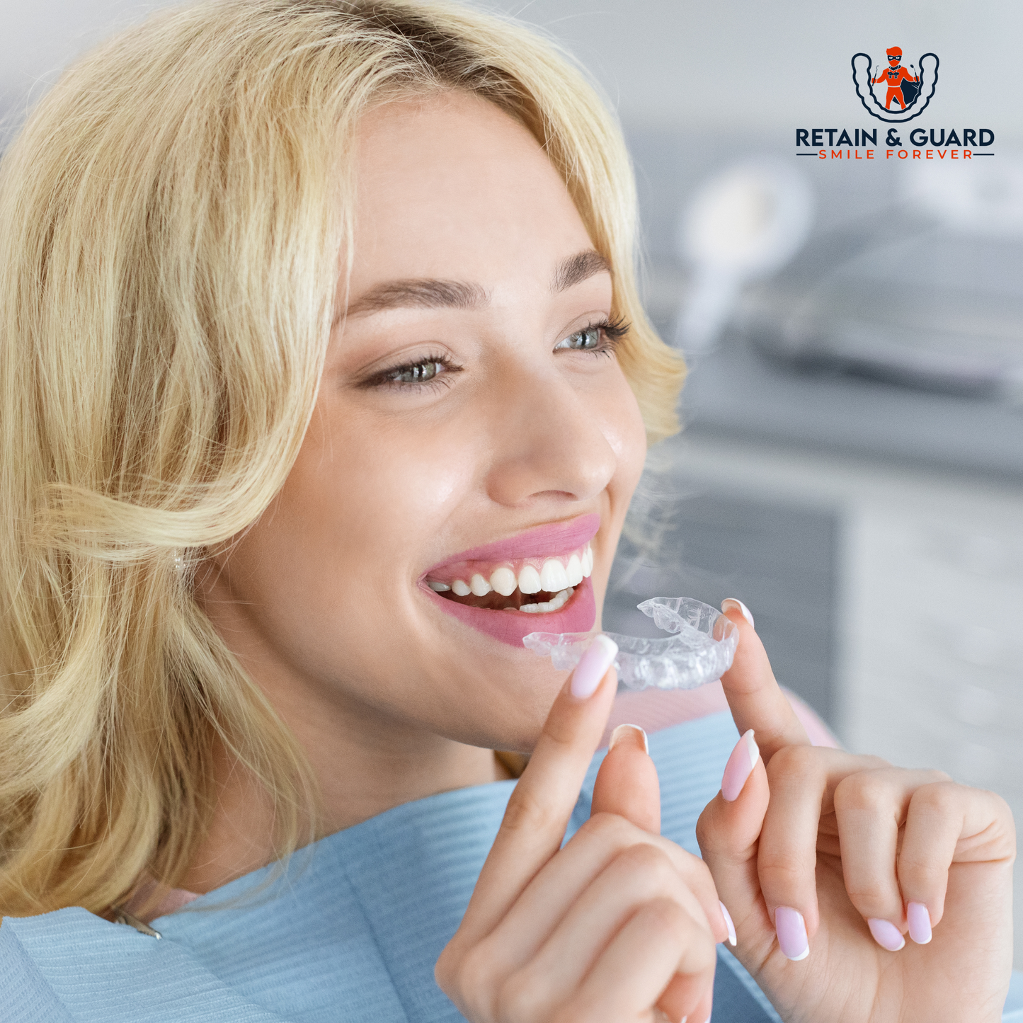 Dental Orthodontic Essix Retainers | Custom fit UPPER & LOWER using your pre-existing moulds / 3D Digital Scan