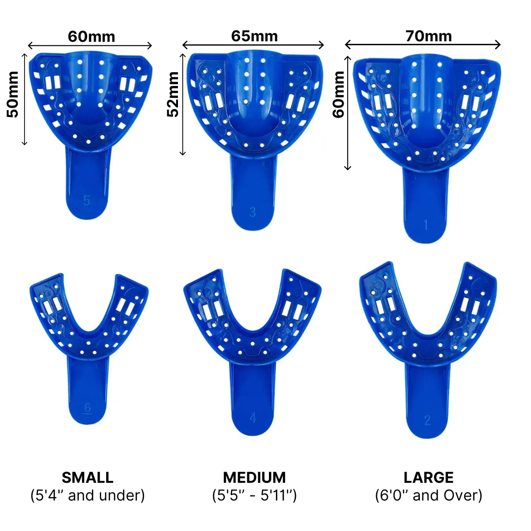 Dental impression putty + Tray (For impression re-takes)