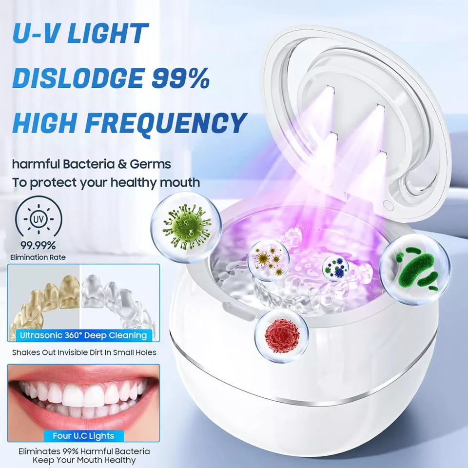 Ultraviolet Ultrasonic Cleaner for Retainers & Night Guards