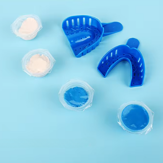Dental impression putty + Tray (For impression re-takes)