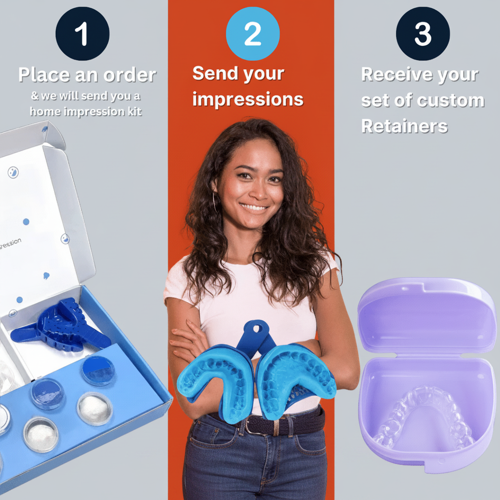 Dental Orthodontic Essix Retainers | Custom fit UPPER & LOWER